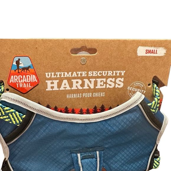 Arcadia Trail Ultimate Security Escape Proof Dog Harness Size Small Blue Green - Picture 4 of 4
